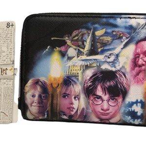 Loungefly Black and Gold Harry Potter wallet